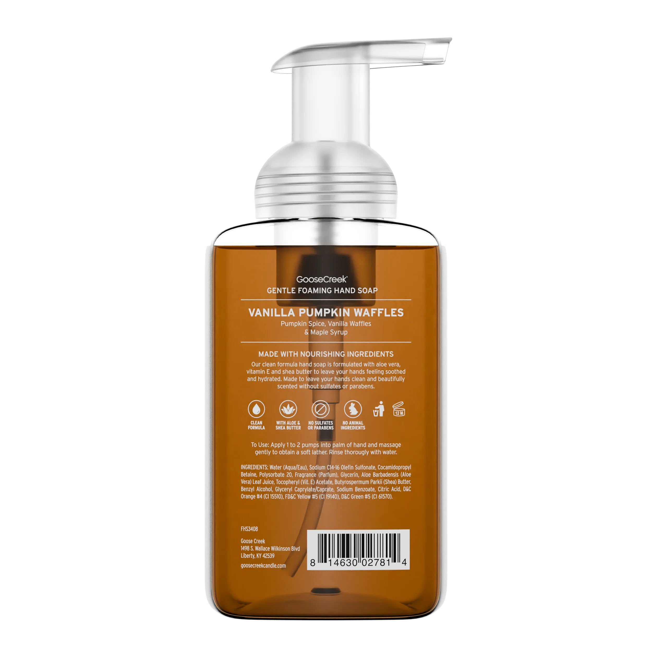 Vanilla Pumpkin Waffle Lush Foaming Hand Soap