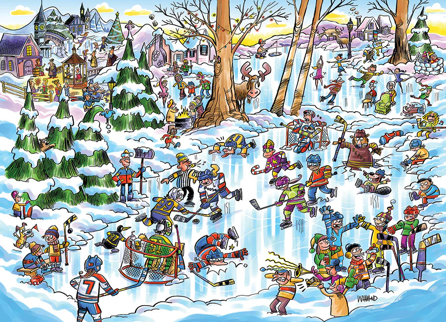 DoodleTown: Hockey Town | 1000 Piece
