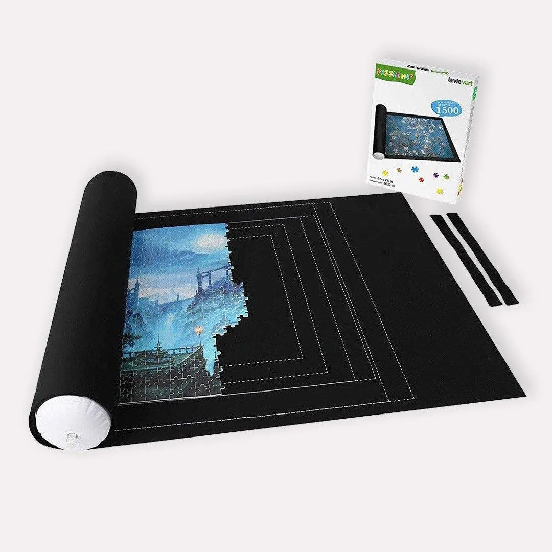 Puzzle Roll Mat with Unique Auxiliary Line