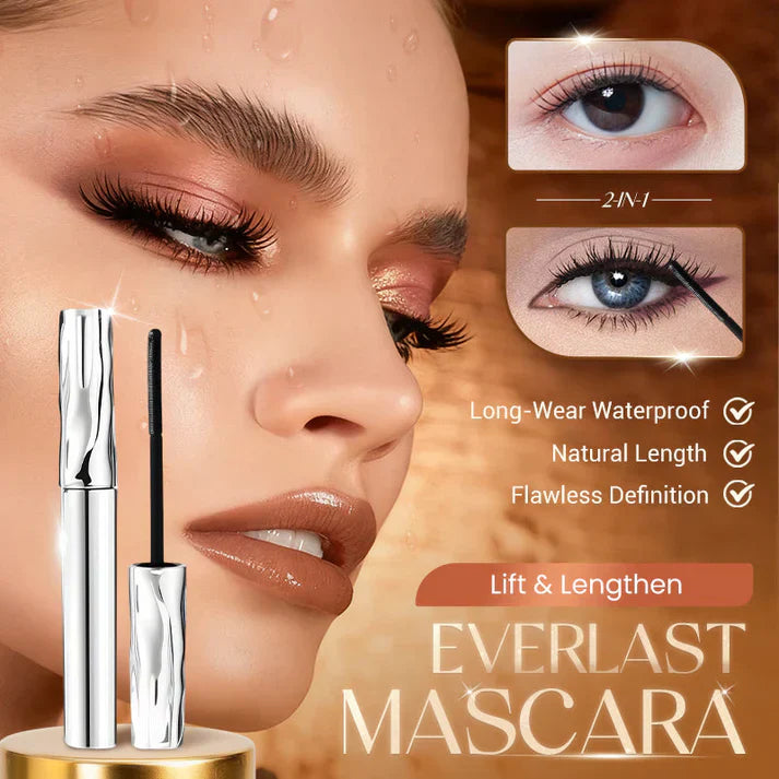All-Day Beautiful Lashes, Smudge-Proof! Waterproof Fiber Mascara for Natural Volume. 💖
