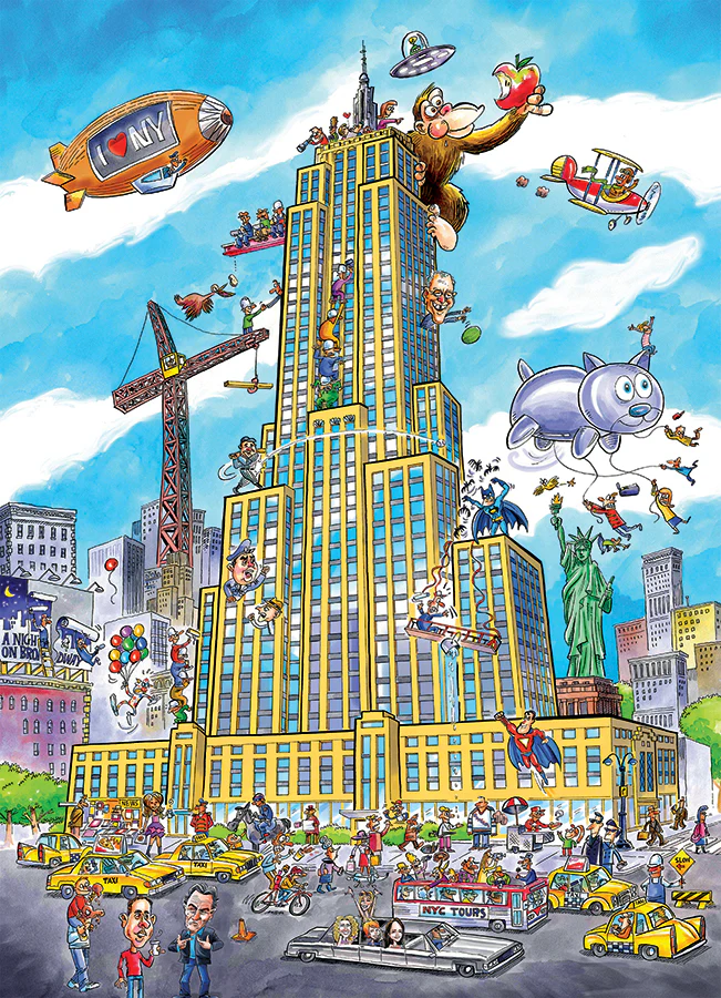 DoodleTown: Empire State | Discontinued 1000 Piece (Old Big Box)