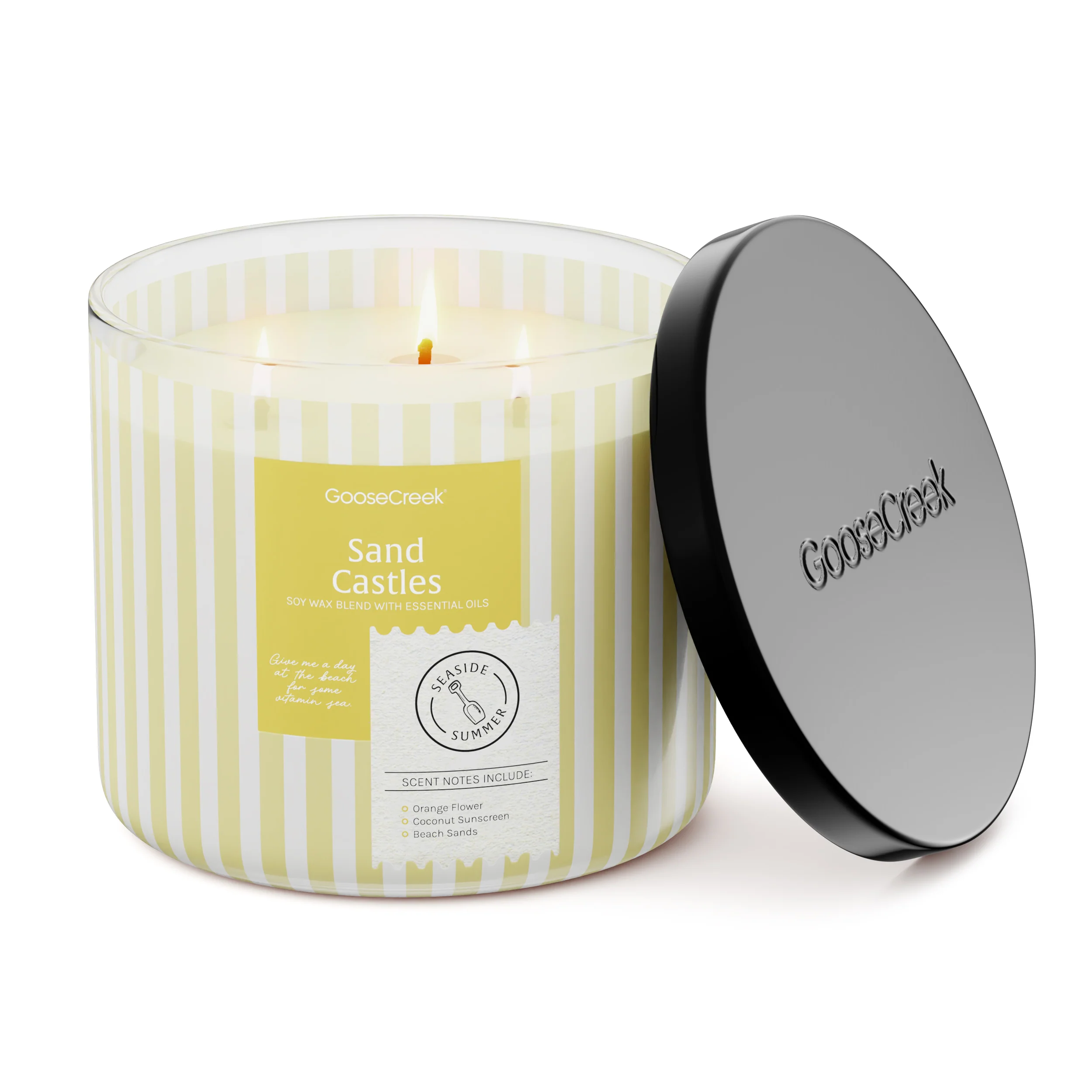 Sand Castles 3-Wick Candle
