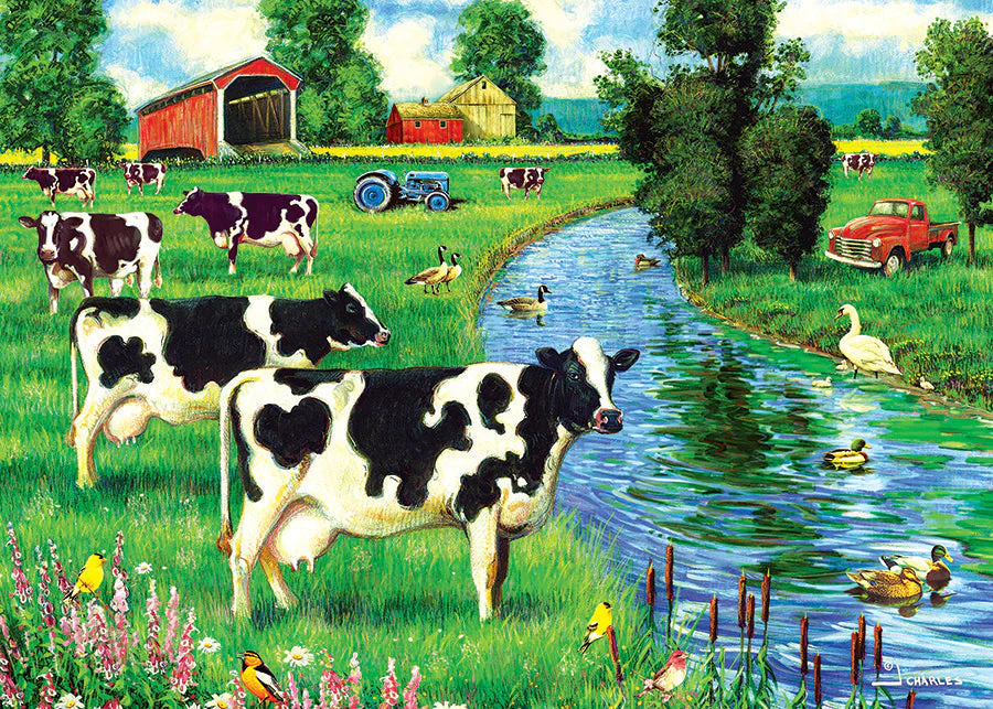 Cow Stream (tray) | 35 Piece Tray