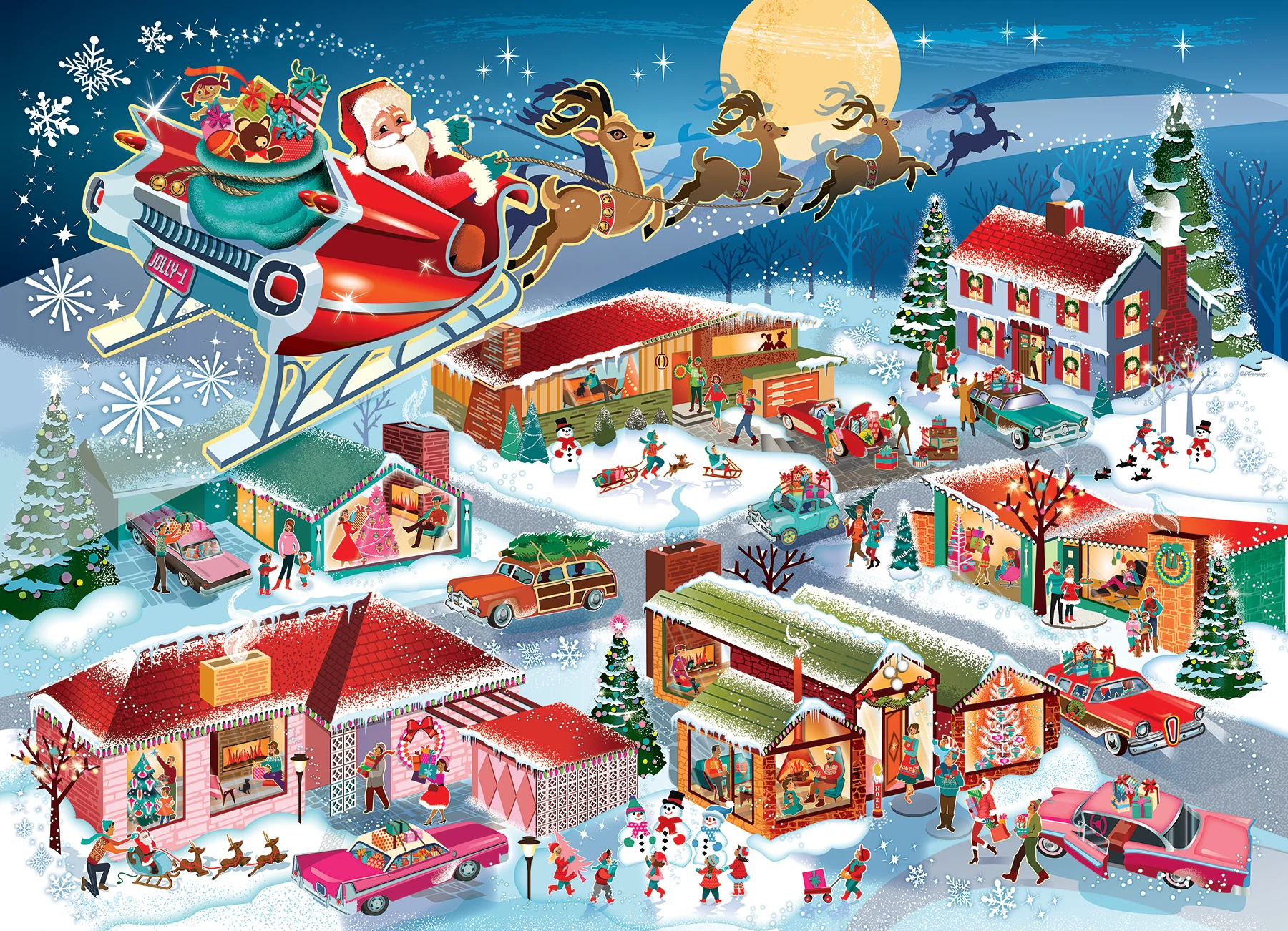 Santa's Flyby (Family) | Family Pieces 350