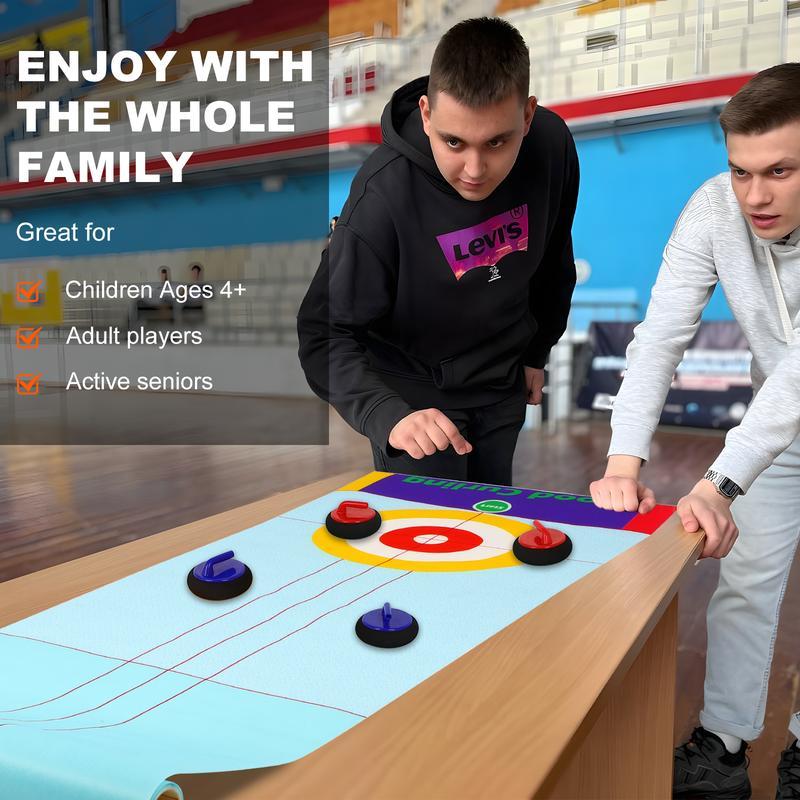 🔥Last Day Special Price £9.99!!🎁Tabletop Curling Game