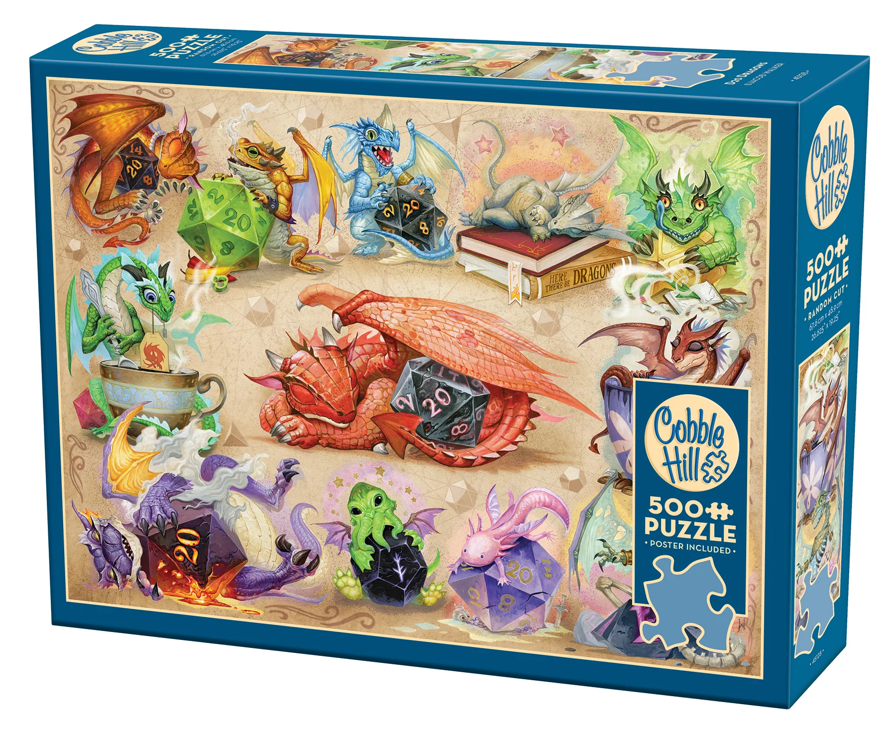 D20 Dragons | 500 Piece