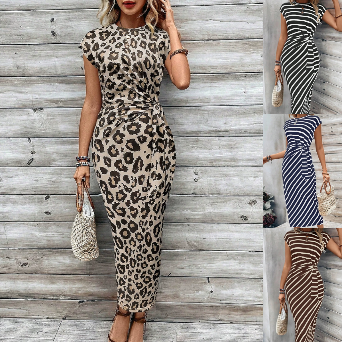 🔥Only £11.99 Last Day Promotion!🎁Women's Elegant Tie Waist Dress