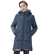 Women's Stylish Thickened Down Jacket Hooded Coat Winter Coat